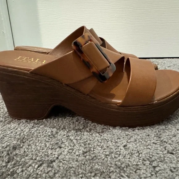 Italian Shoemakers Brown Sandals - Picture 3 of 5